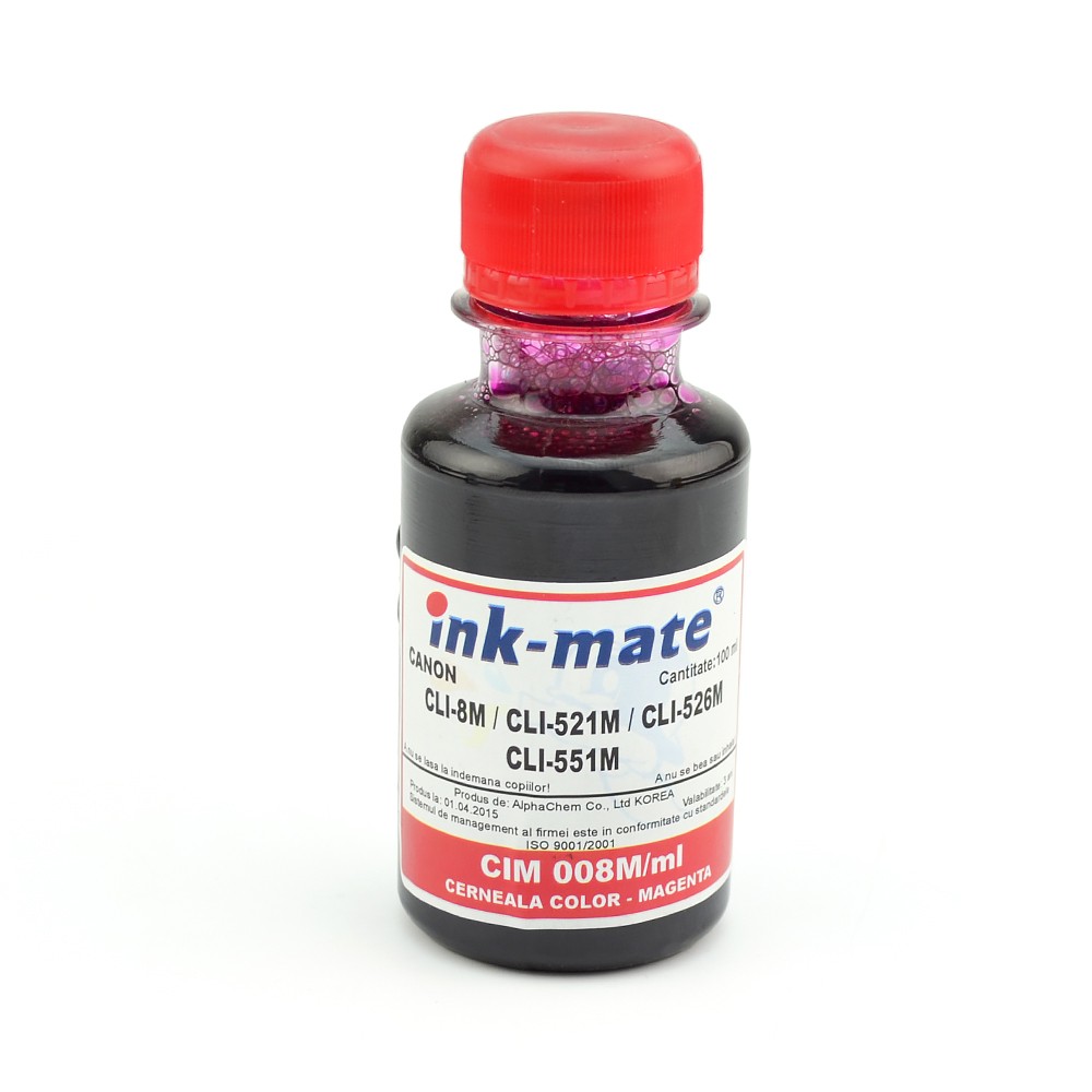 Cerneala refil Magenta (rosie) pentru imprimante Canon 1000 ml - imagine 4